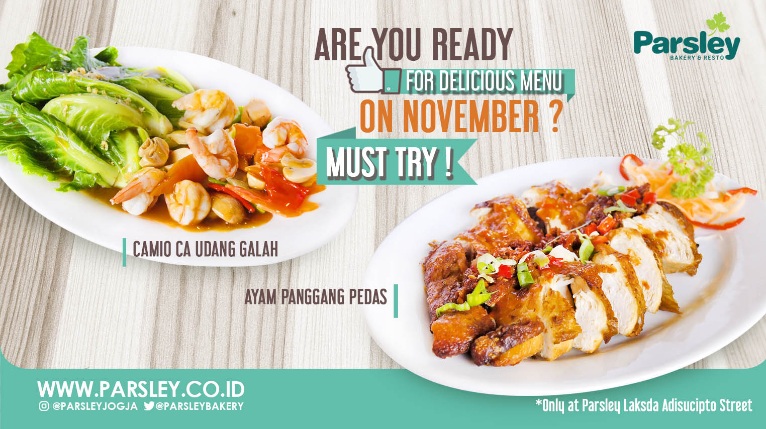 Promo menu november